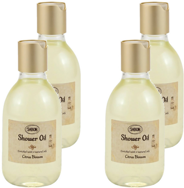 SABON 沐浴油 橙花漫舞, 300ml, 4瓶