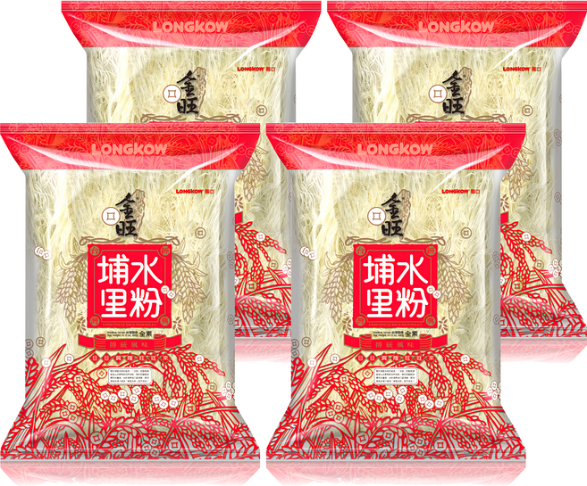 龍口 金旺 埔里水粉, 400g, 4包