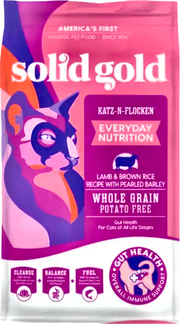 solid gold 素力高 全齡貓 寵糧, 羊肉, 5.44kg, 1袋