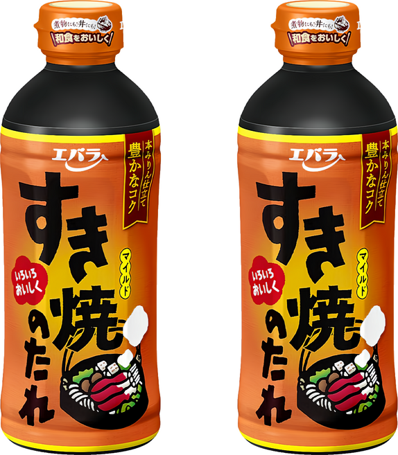 Ebara 荏原 壽喜燒醬 關西風味, 500ml, 2瓶