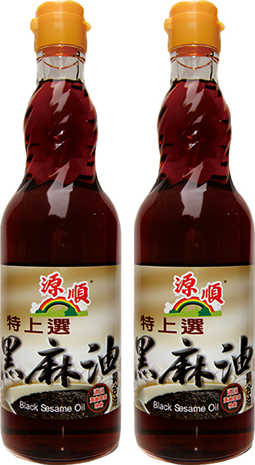 源順製油 特上選黑麻油, 570ml, 2瓶