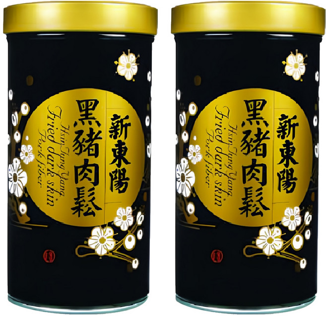 新東陽 黑豬肉鬆, 255g, 2罐