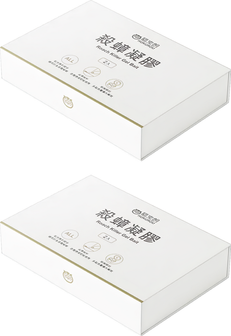 HUKUROU 福來朗 殺蟑凝膠 Roach Killer Gel Bait 2入, 5g, 2盒