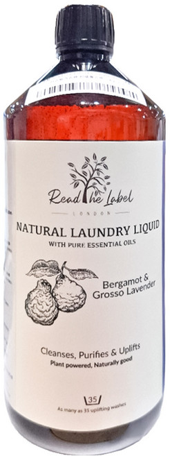 英國製 Read The Label by Vanilla Blanc 天然衣物洗衣精 柑橘薰衣草 1kg 天然精油配方, 1瓶