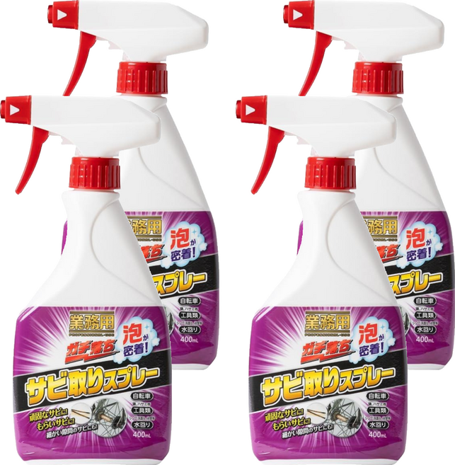 AIMEDIA 艾美迪雅 專業用除鏽泡沫噴霧清潔劑, 400ml, 4瓶