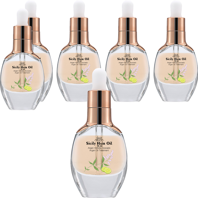 HAIR MUCH 檸檬西西里極萃護髮油, 15ml, 6瓶
