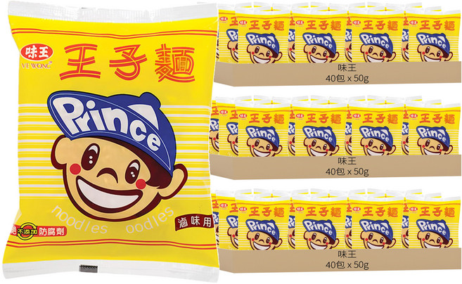 味王 王子麵 滷味用, 120包