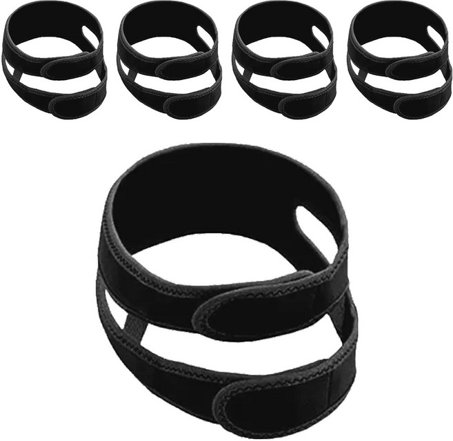 防打呼止鼾帶 黑色, 5個