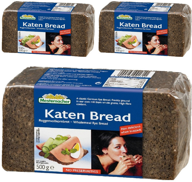 Mestemacher 麥大師 德國鄉村麵包, 3個, 500g