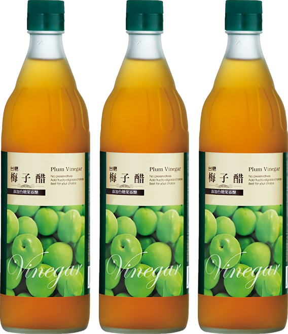 台糖 梅子醋, 3個, 600ml
