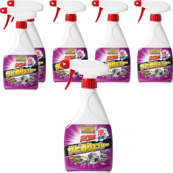 AIMEDIA 艾美迪雅 專業用除鏽泡沫噴霧清潔劑, 400ml, 6瓶