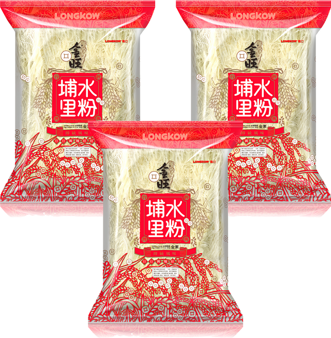 龍口 金旺 埔里水粉, 400g, 3包