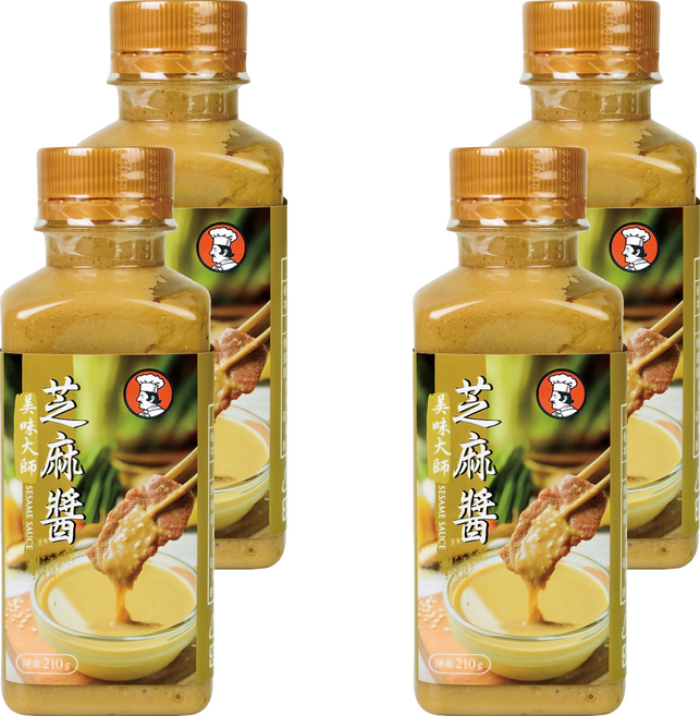 CHEF'S CHOICE 美味大師 芝麻醬, 210g, 4瓶