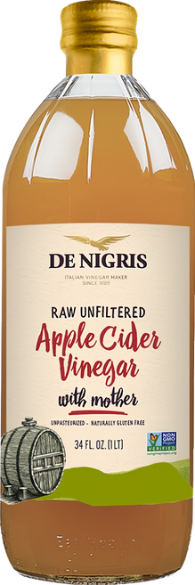 DE NIGRIS 德尼格斯 未過濾蘋果醋, 1L, 1瓶