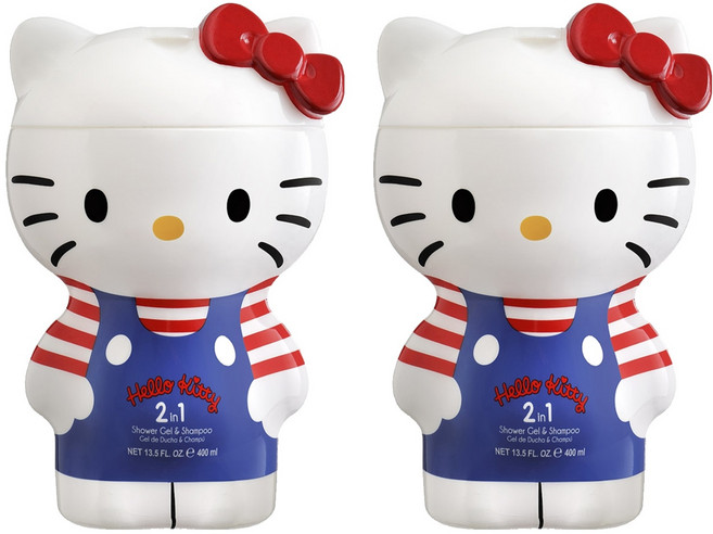 AIR-VAL Hello Kitty 凱蒂貓2合1沐浴洗髮精 限量收藏版, 400ml, 2瓶
