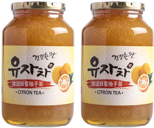 韓國蜂蜜柚子茶, 1kg, 1罐, 2罐