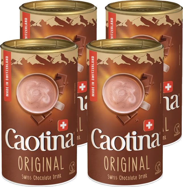 Caotina 可提娜 頂級瑞士巧克力粉, 500g, 1罐, 4罐
