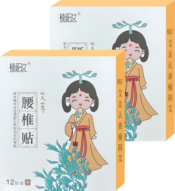 楠陽艾 艾草腰椎貼, 12片, 2組