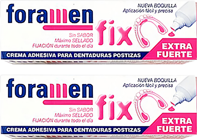 foramen 假牙黏著劑 45g, 1入, 2條