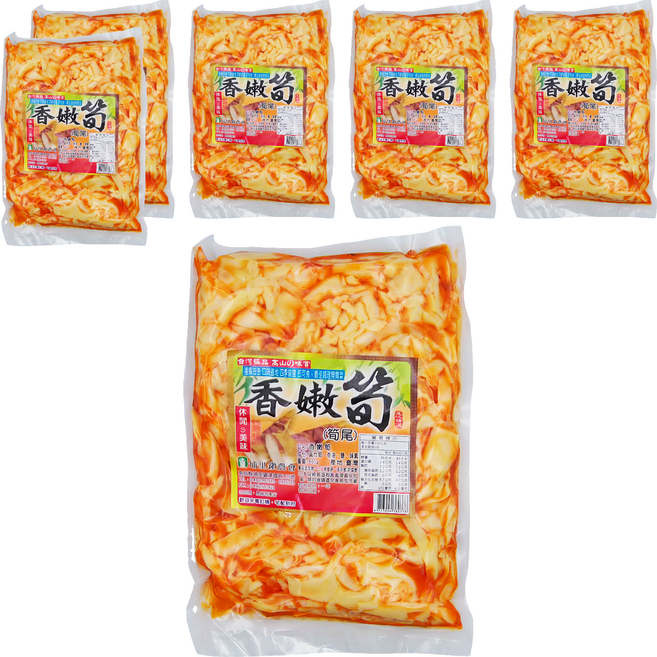埔里鎮農會 香嫩筍 筍尾, 600g, 6包