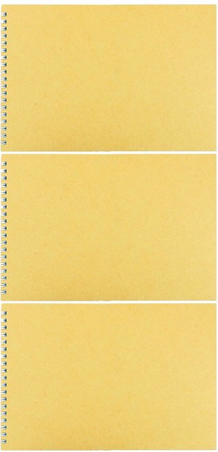 珠友文化 18K雙圈繪圖本 40張 NQ-63305-02 26 x 17.7 x 1cm, 3本, 牛皮