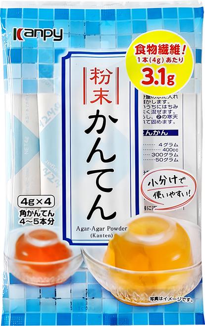 Kanpy 加藤產業 寒天粉 4包, 16g, 1袋