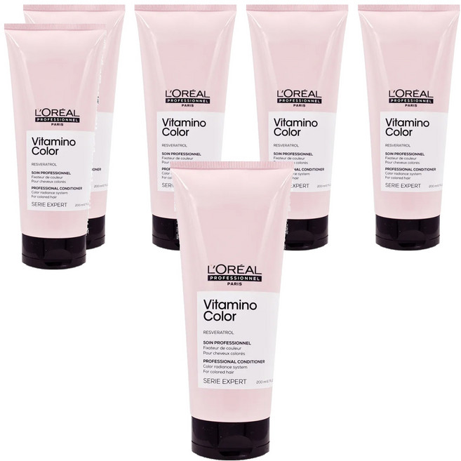 L'OREAL PROFESSIONNEL 巴黎萊雅PRO 絲漾博 飽和護色護髮乳, 6條, 200ml