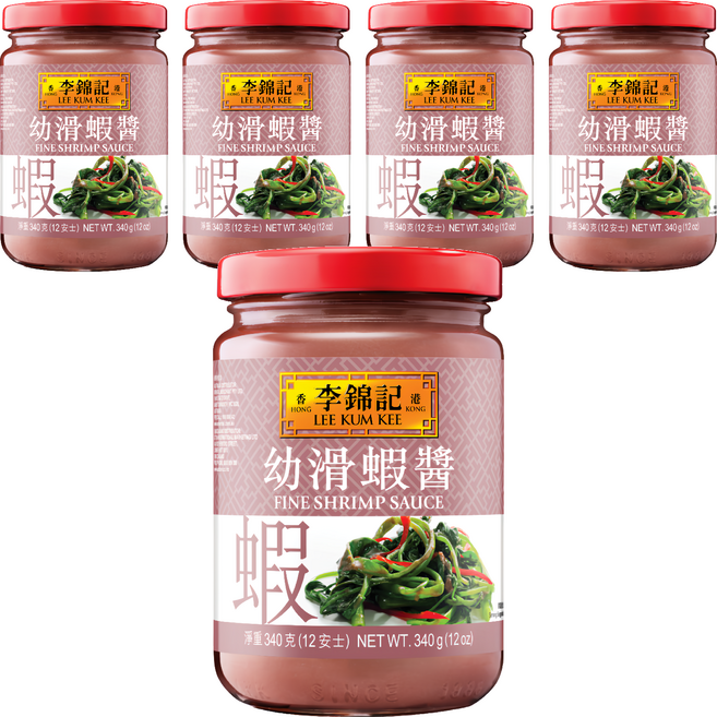 李錦記 幼滑蝦醬, 340g, 5罐