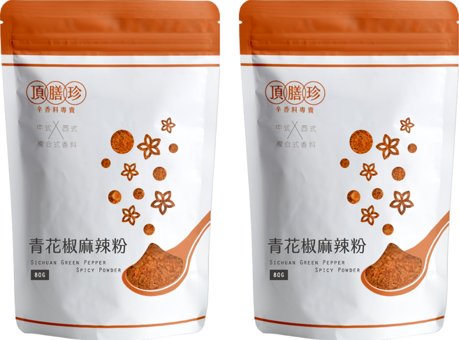 頂膳珍 青花椒麻辣粉, 2個, 80g