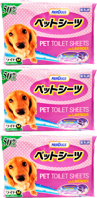PAMDOGS 幫狗適 寵物尿布 薰衣草香, 3包, 50片
