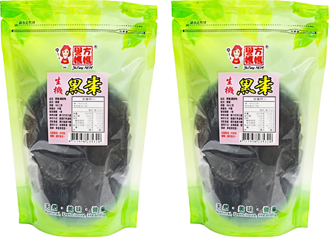 譽方媽媽 生機黑棗, 300g, 2包