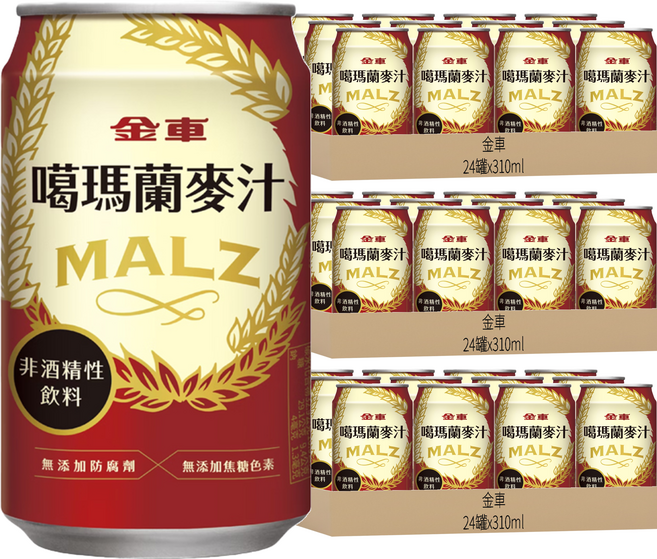 金車 噶瑪蘭麥汁, 72罐, 310ml