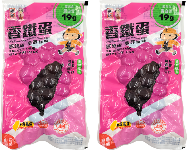 福記 香鐵蛋 辣味鵪鶉蛋, 100g, 2包
