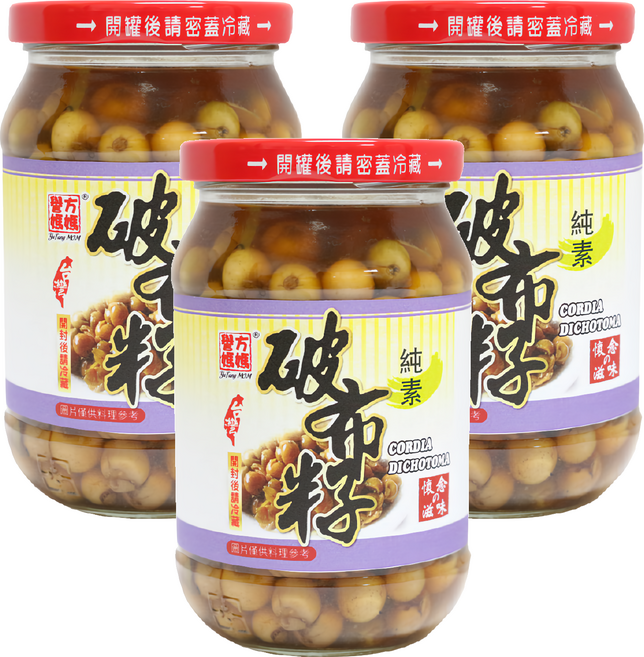 譽方媽媽 破布籽 蔭樹子, 380g, 3罐