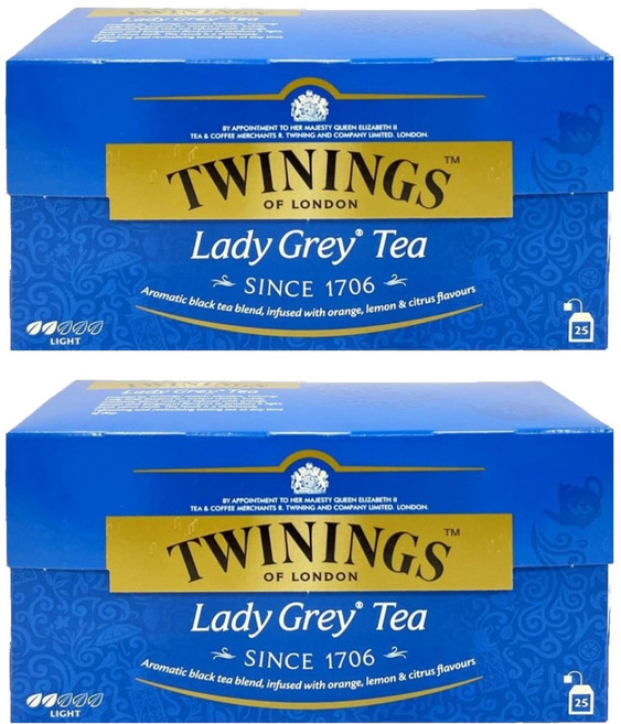 TWININGS 唐寧茶 仕女伯爵茶, 2g, 25包, 2盒