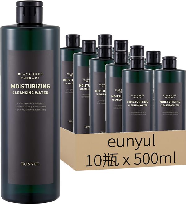 EUNYUL 黑籽保濕卸妝水, 500ml, 10瓶