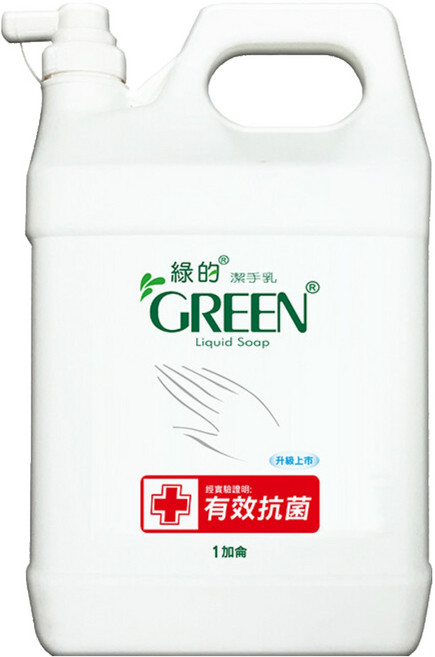 GREEN 綠的 潔手乳, 3800ml, 1桶