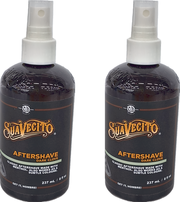 SUAVECITO 骷髏頭 Dark Clove Aftershave 烘焙丁香古龍鬍後水, 237ml, 2瓶