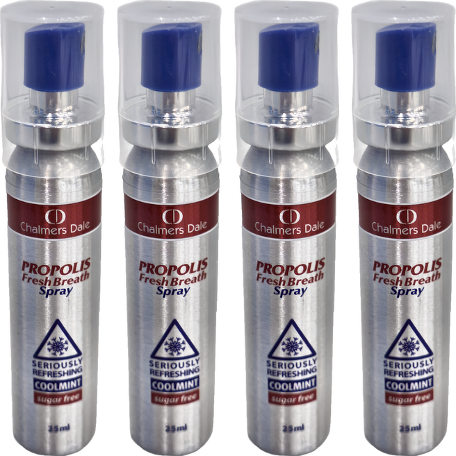 Chalmers Dale 嘉仕德 蜂膠口腔噴劑, 25ml, 4瓶