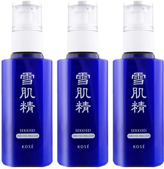KOSE 高絲 SEKKISEI 雪肌精 乳液 極潤型, 140ml, 3瓶