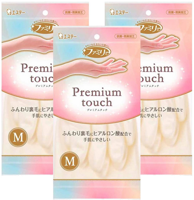 ST 雞仔牌 玻尿酸指尖強化絨裡手套 1雙入, M, 單色, 3包