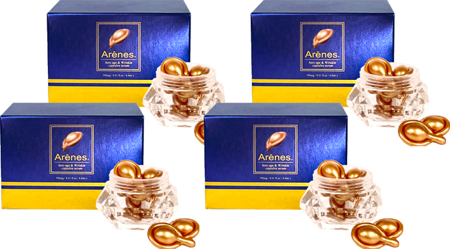 Arenes 愛霓思 童顏皺效熨斗膠囊 Anti-age & Wrinkle capsules serum 7顆, 350mg, 0.4ml, 4盒