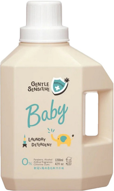 KU.KU Duckbill 酷咕鴨 Baby低敏洗衣精 深層潔淨, 1.2L, 1瓶
