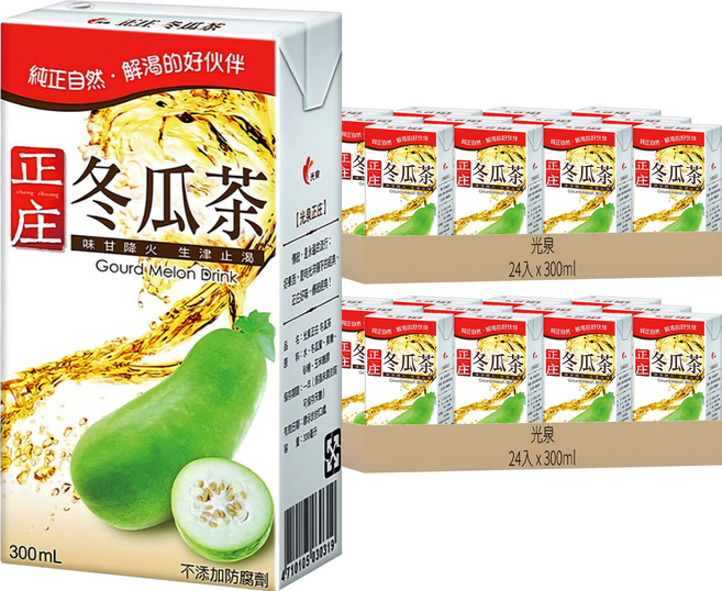 光泉 正庄 冬瓜茶, 300ml, 48入
