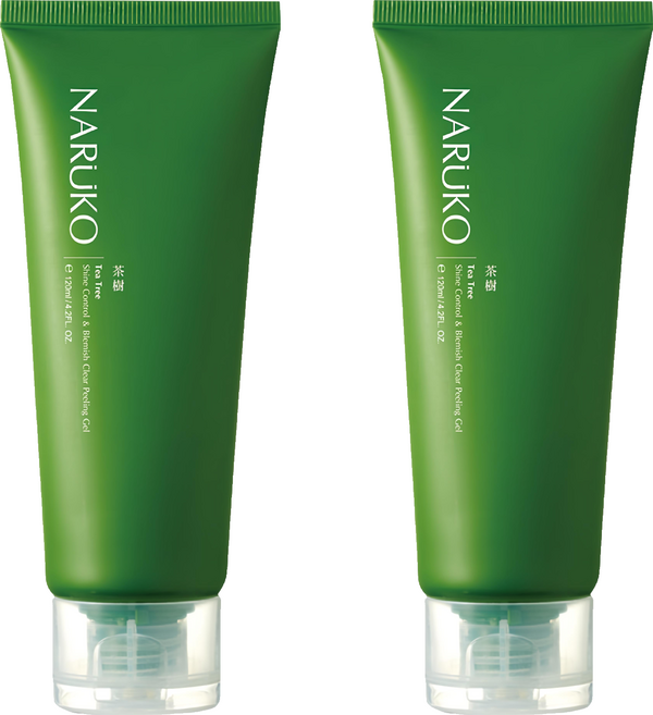 NARUKO 牛爾 台灣公司貨 茶樹控油去角質凝膠, 120ml, 2條
