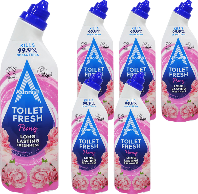 Astonish 浴廁清潔凝膠 牡丹, 750ml, 6個