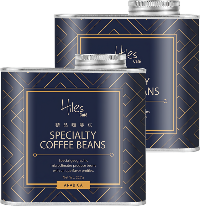 Hiles Cafe 肯亞 AA淺中焙 極品阿拉比卡咖啡豆 氣閥式豆 MO0096, 咖啡豆(無研磨), 227g, 2罐