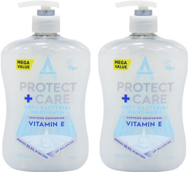 Astonish 維他命E洗手液, 2個, 600ml
