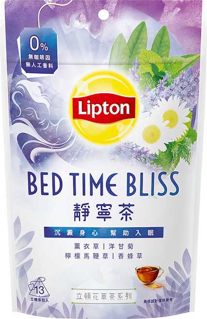 Lipton 立頓 花草茶 靜寧茶, 2.1g, 13入, 1包