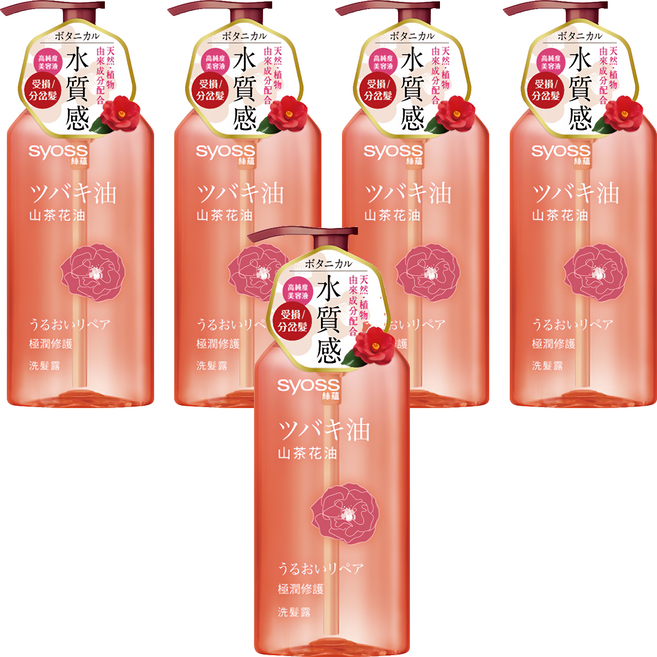 syoss 絲蘊 極潤修護洗髮露 山茶花油, 420ml, 5瓶